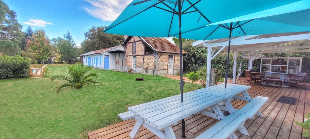 Charmante Maison Dans Les Landes X 10 Avec Piscine Et Salle D Escalade Lue Екстер'єр фото