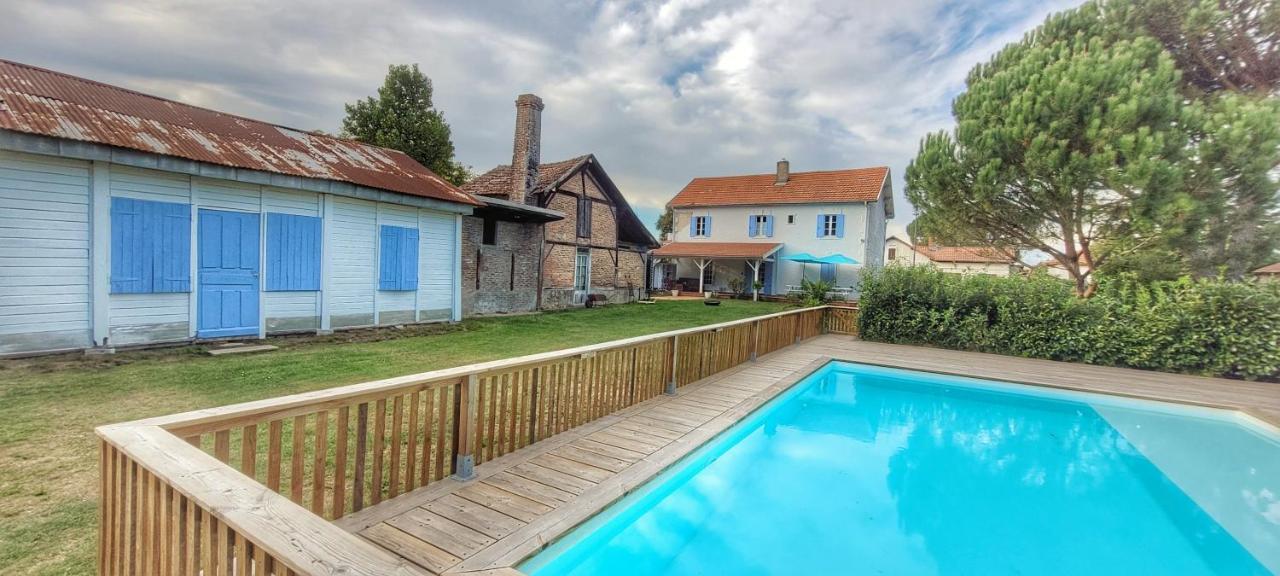 Charmante Maison Dans Les Landes X 10 Avec Piscine Et Salle D Escalade Lue Екстер'єр фото