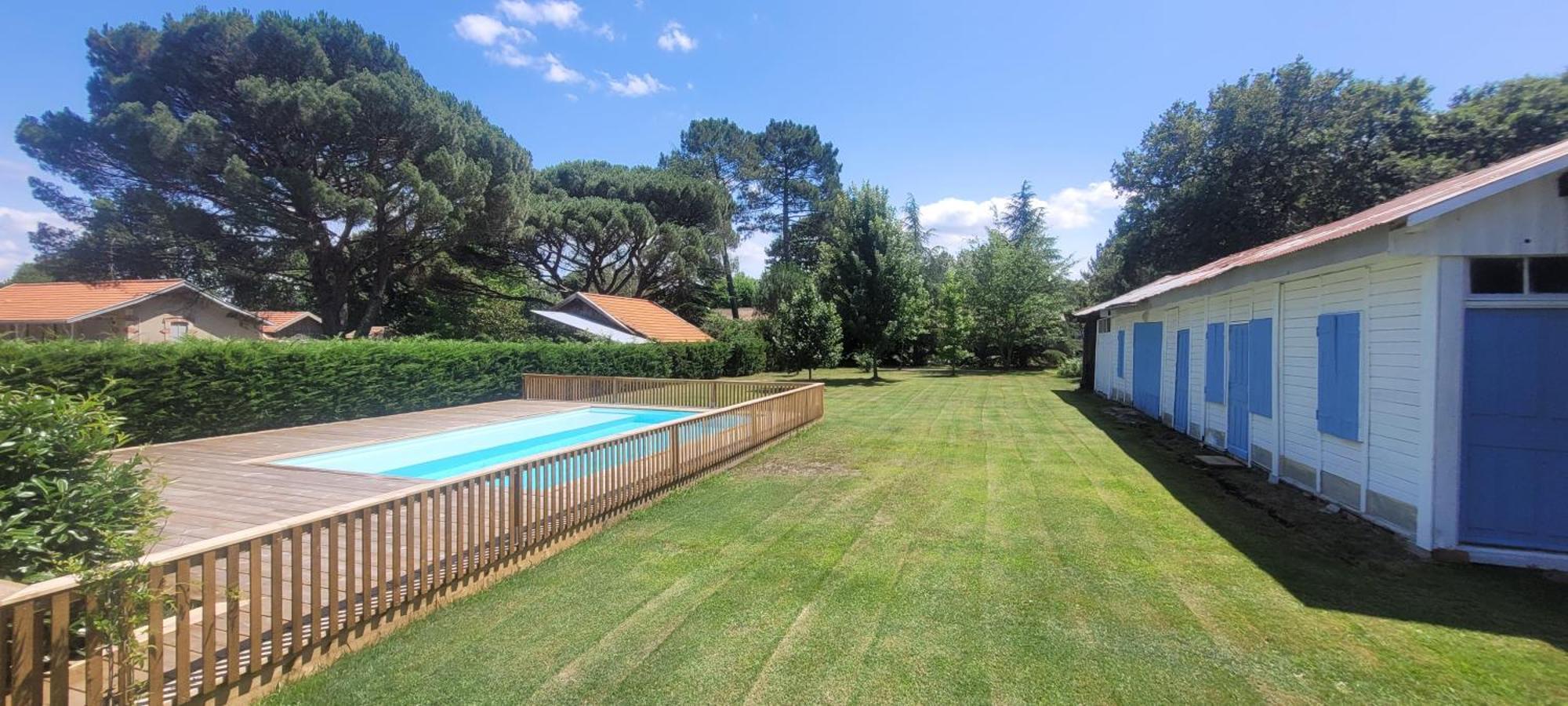 Charmante Maison Dans Les Landes X 10 Avec Piscine Et Salle D Escalade Lue Екстер'єр фото