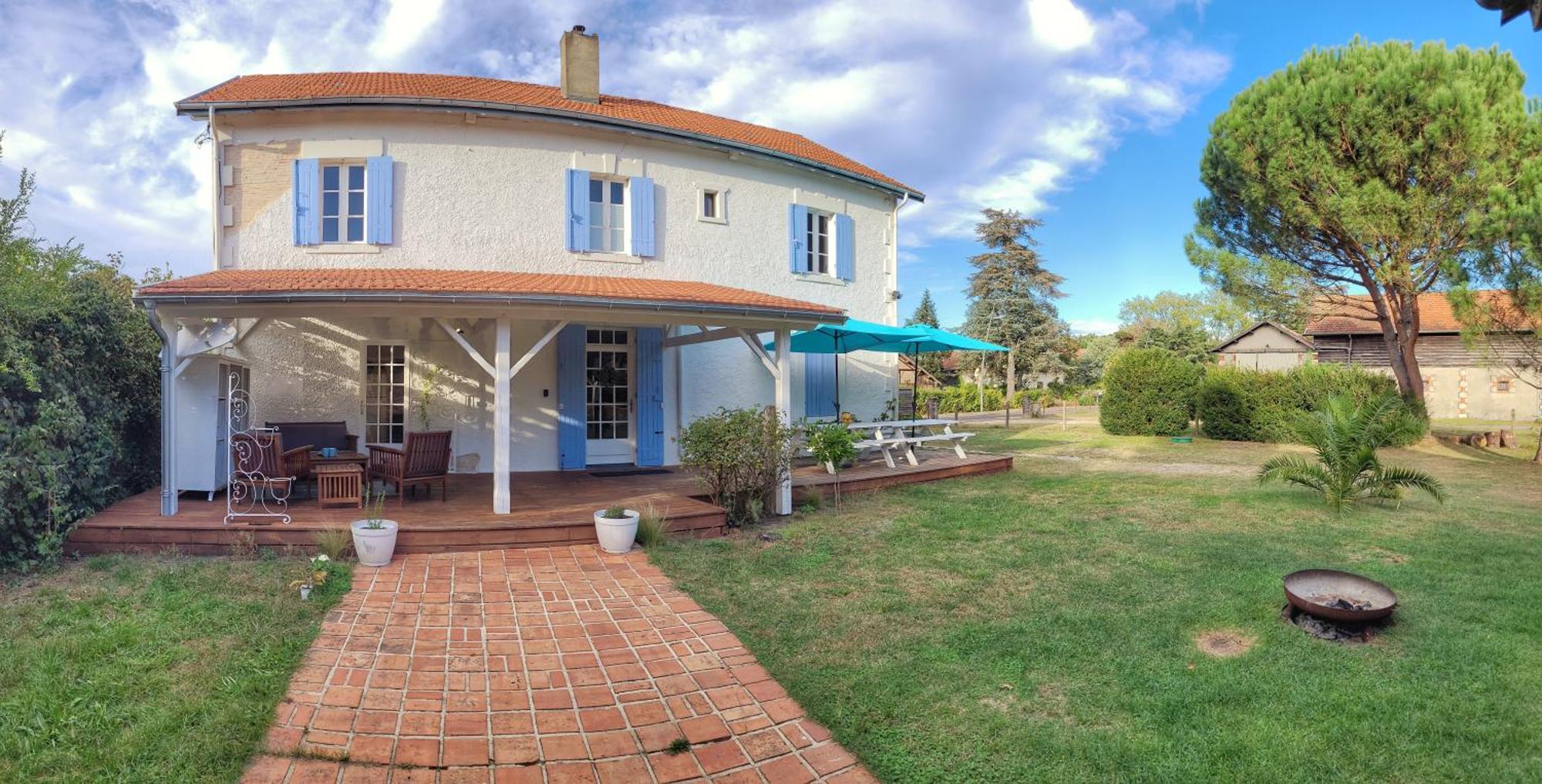 Charmante Maison Dans Les Landes X 10 Avec Piscine Et Salle D Escalade Lue Екстер'єр фото