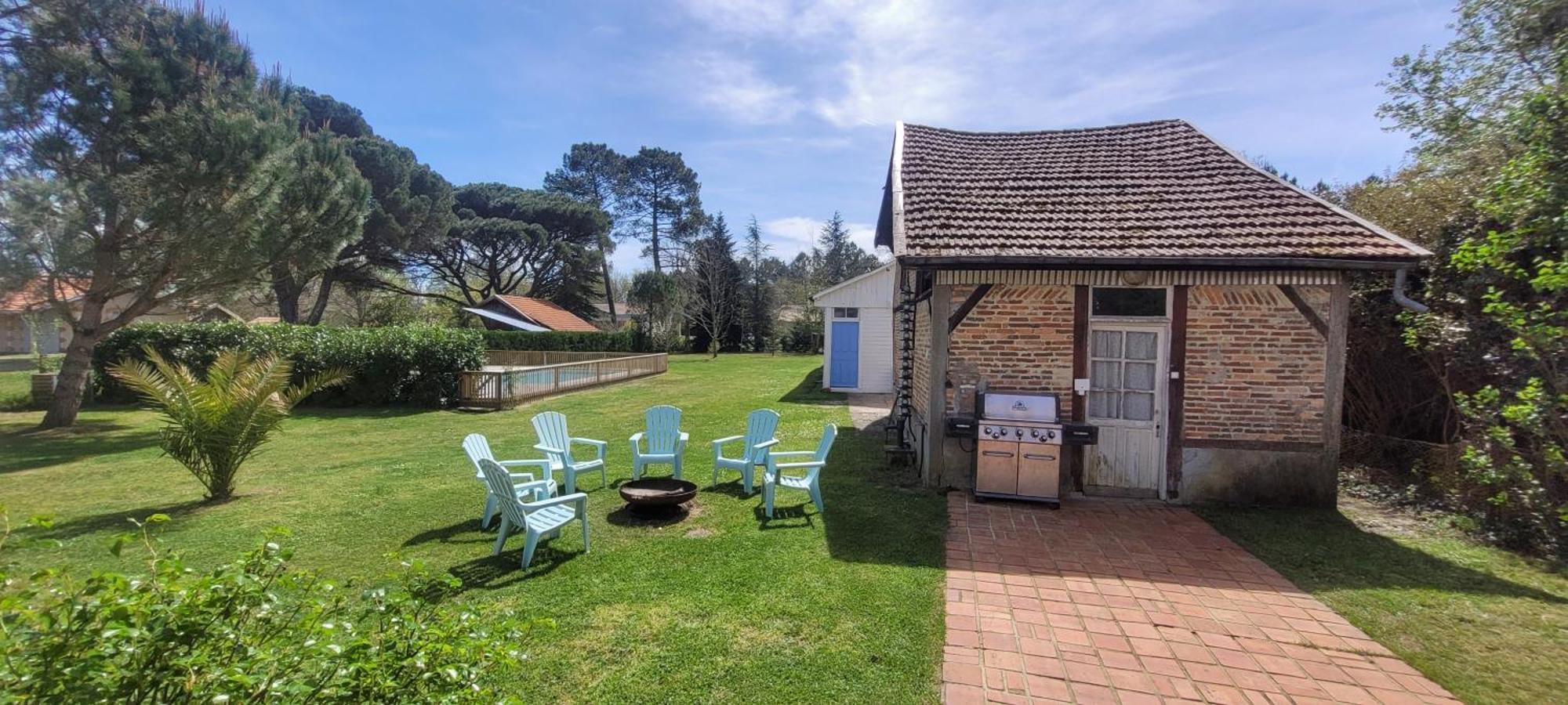 Charmante Maison Dans Les Landes X 10 Avec Piscine Et Salle D Escalade Lue Екстер'єр фото